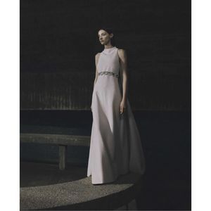 SAFIYAA Joulia tulle-trimmed crystal-embellished crepe gown
